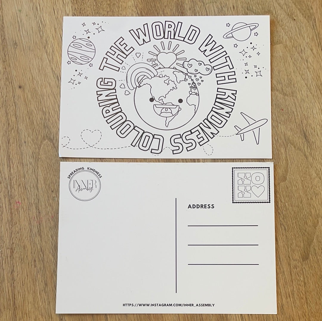 Colour in Kindness Postcards