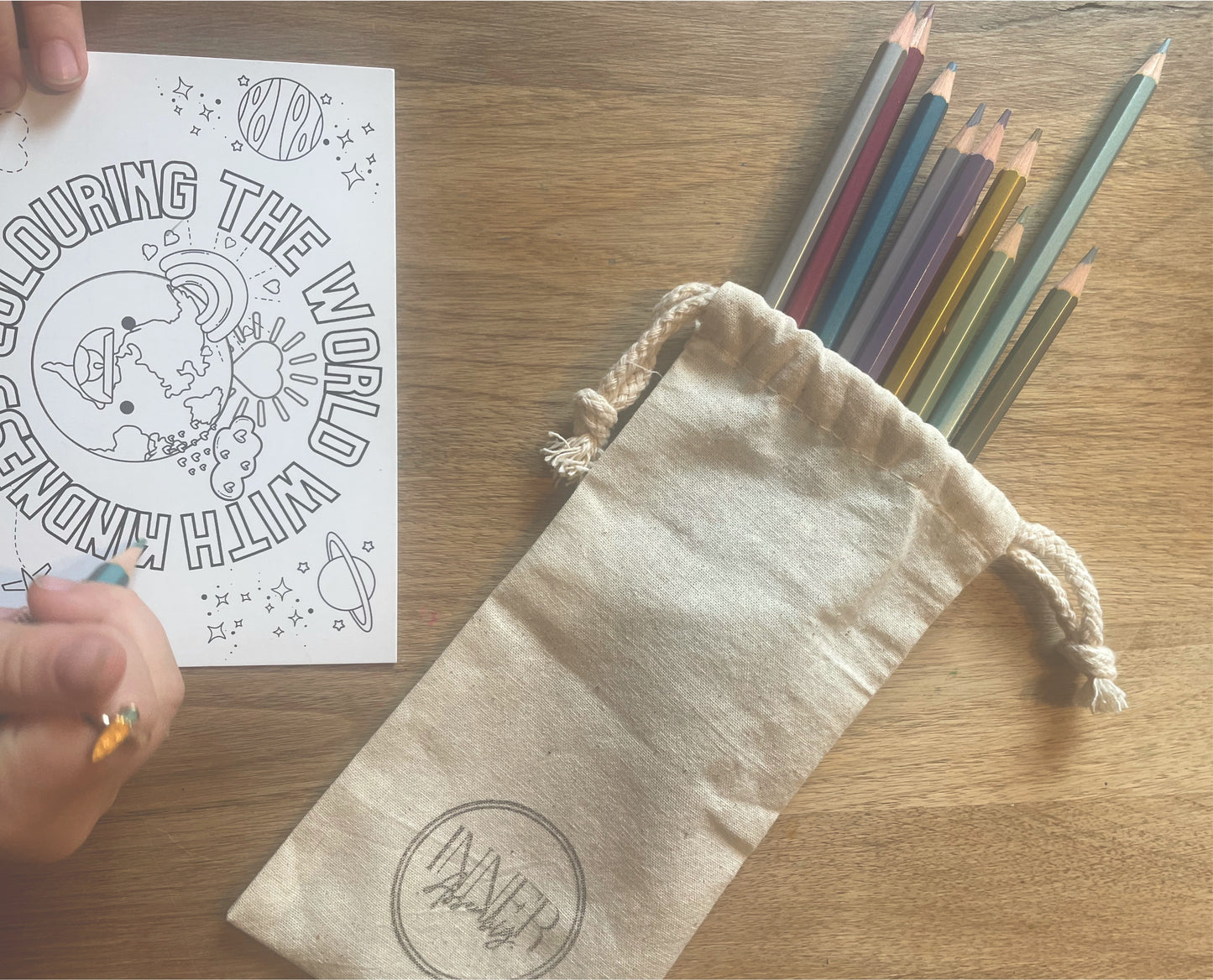 Pencils - Metallic with carry bag